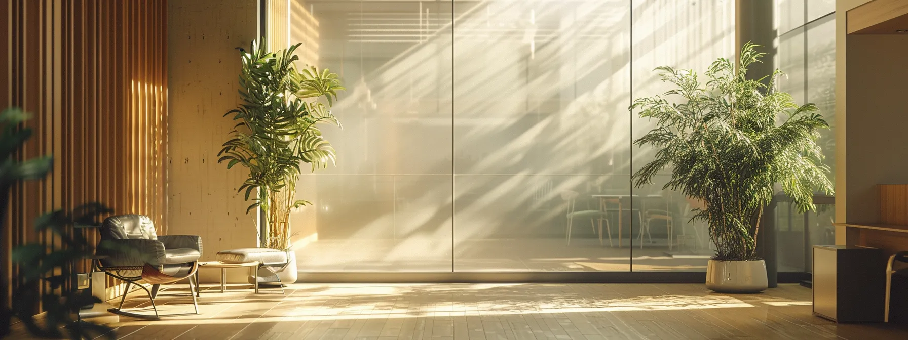 a serene office space with calming decor, symbolizing a safe environment for transformative communication therapy.